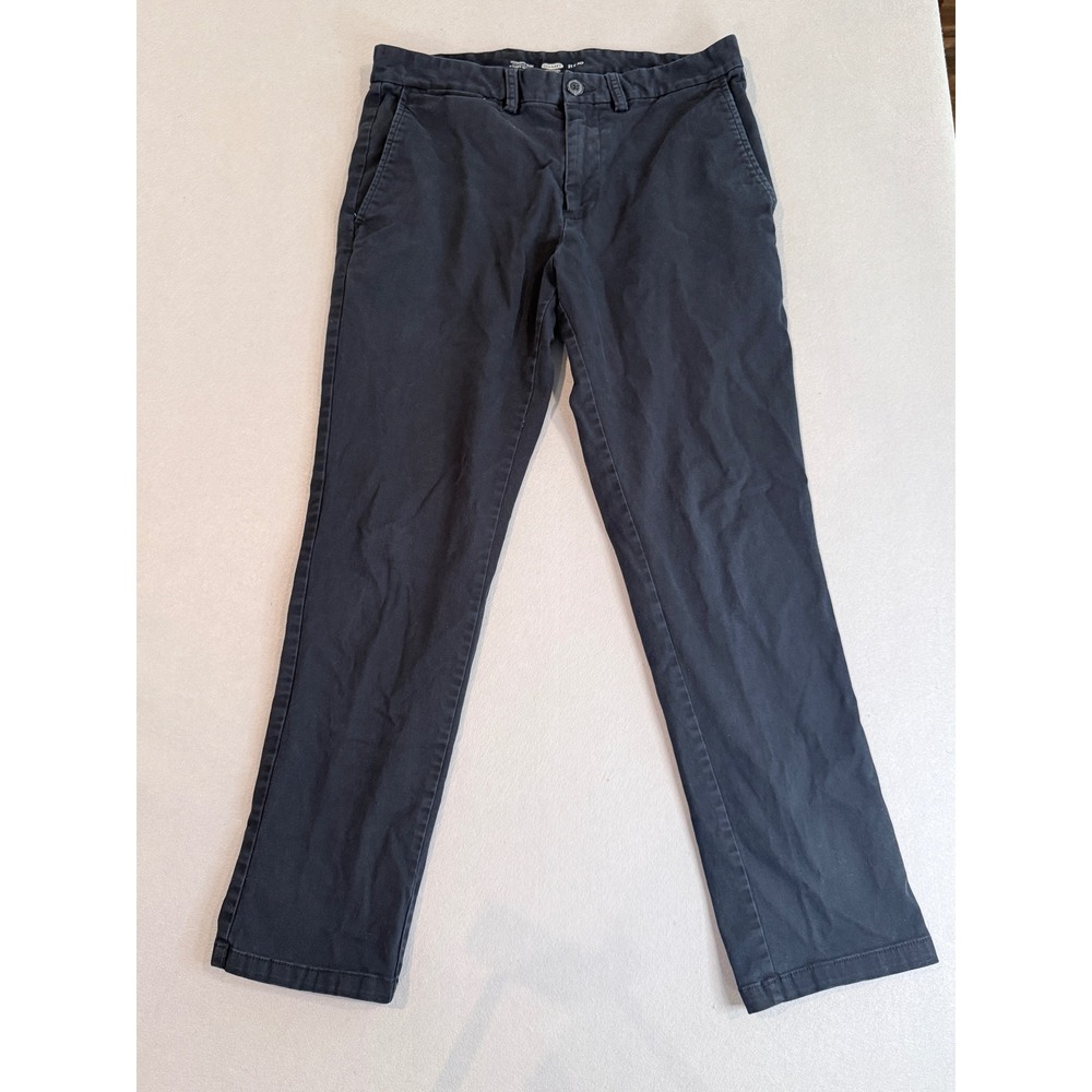 Old Navy Ultimate Slim Built-In Flex Navy Blue Chino Pants Mens 32x30